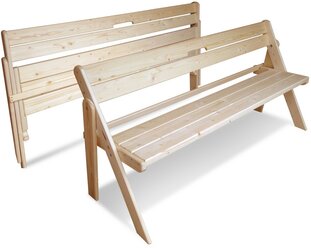 Скамейка складная (1,5 метра) деревянная