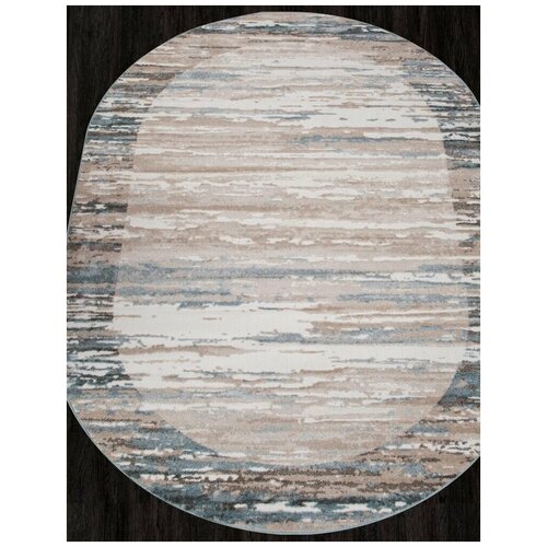 Ковер D983 - BEIGE-BLUE - Овал - коллекция NATUREL 1.00x2.00