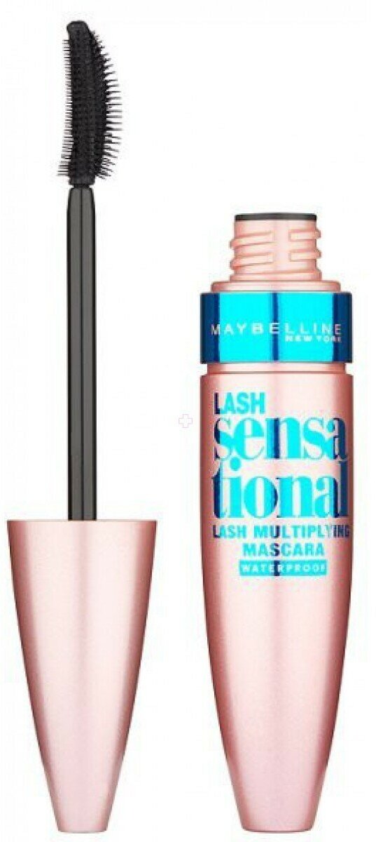 MAYBELLINE Lash Sensational Тушь для ресниц Черная Водостойкая 9,5 мл