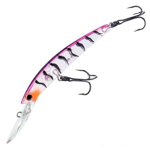 фото Воблер yo-zuri r1301-pt crystal minnow deep diver walleye 130f