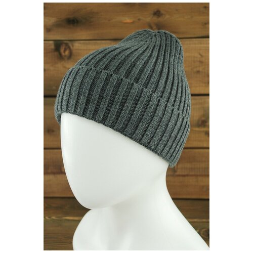 фото Шапка бини marhatter, размер 57-59, серый