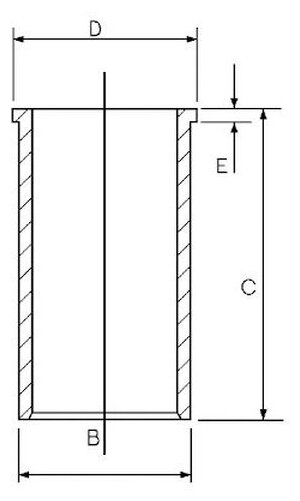 Гильза цилиндра Goetze 14-024670-00