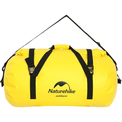 Сумка-рюкзак Naturehike, 90 л, 41х41х70 см, плечевой ремень, желтый