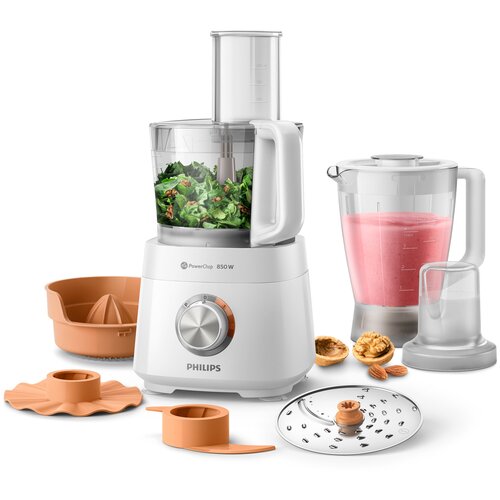 Кухонный комбайн Philips HR7520 Viva Collection 850 Вт белый 1607000₽