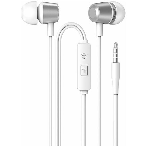 Проводные наушники с микрофоном внутриканальные SKYDOLPHIN SR20 35 Jack белый 1 шт 38900₽