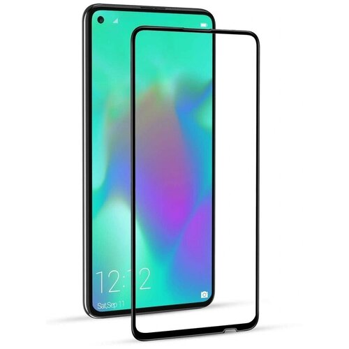 Защитное стекло Полное покрытие для Huawei P40 Lite E/Honor 9C Черное