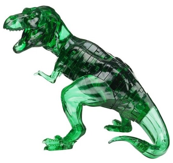 Пазл 3D CRYSTAL PUZZLE Динозавр зелёный