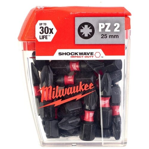 Набор бит Milwaukee 4932430864, 25 предм., черный