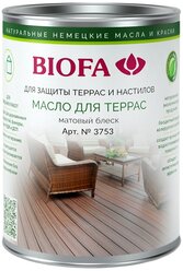 Масло Biofa для террас, 3709 венге, 1 л