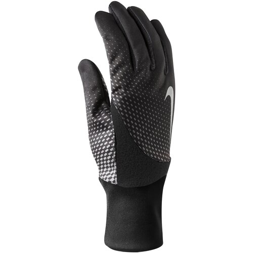 фото Мужские перчатки для бега nike men's printed element thermal 2.0 run gloves s black/black n.rg.b2.020.sl-020-s