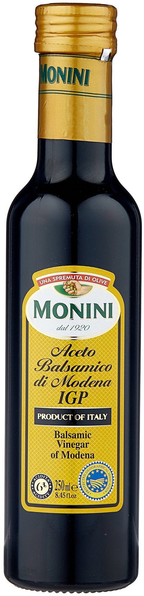 Уксус Monini Aceto Balsamico винный бальзамический, 250 мл