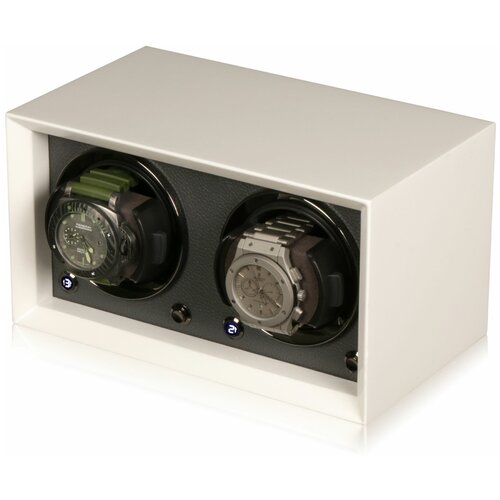 фото Шкатулка для автоподзавода 2-x часов paul design petit2-w-k