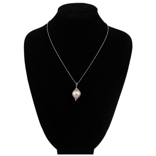 фото Подвеска/кулон бижутерный жемчуг (бижутерный сплав, серебристый) 11-55629 otokodesign