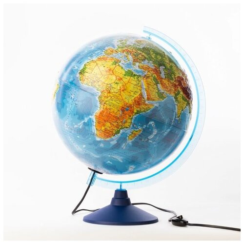 Глoбус физический рельефный Классик Евро диаметр 320 мм с подсветкой 3851₽