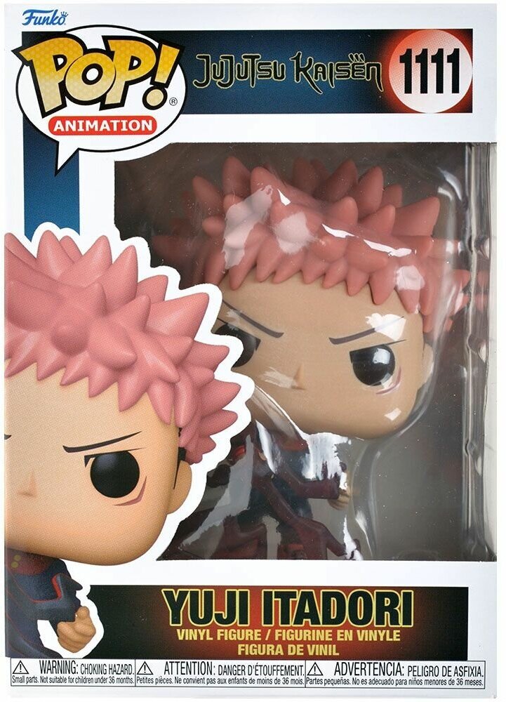 Фигурка Funko POP! Animation Jujutsu Kaisen Yuji Itadori Black Flash 61358, 10 см