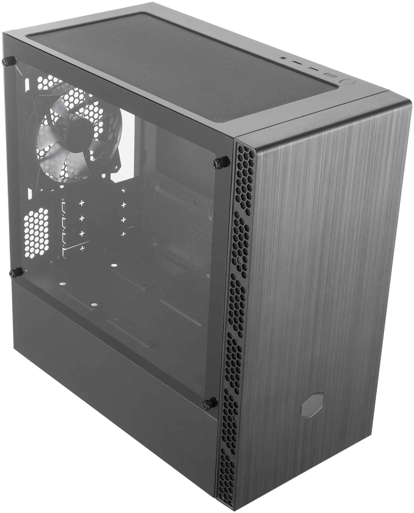 Корпус mATX Cooler Master MCB-B400L-KNNN-S00 черный, без БП, 2*USB 3.0, audio - фото №2