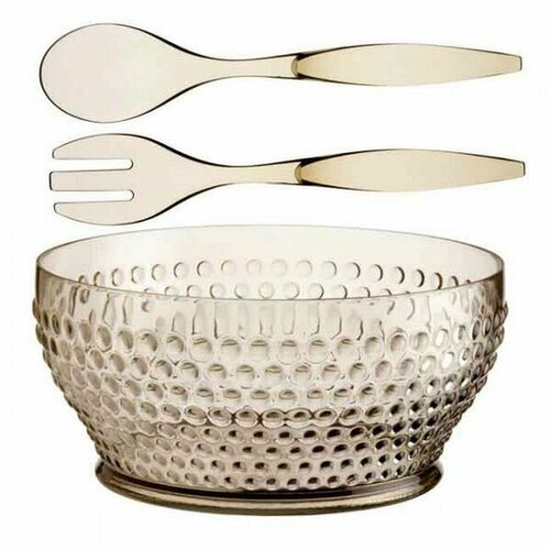 Набор для салата LUX, золотистый, 25,5см, 3 предмета (10262645)