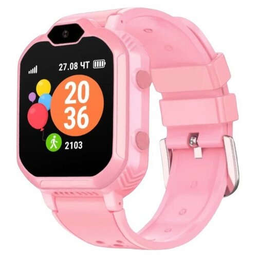 Детские смарт-часы Geozon Aqua Plus G-W19PNK 14 4Gдатчик снятия с руки 700мАч розовые 830100₽