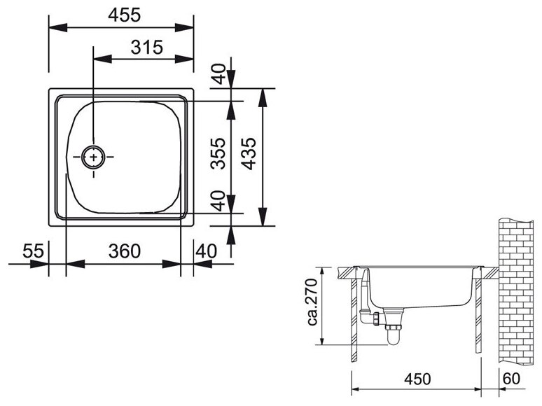 Кухонная мойка Franke ETN 610 - фото №2