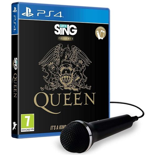 Lets Sing Queen + Микрофон Single Mic PS4