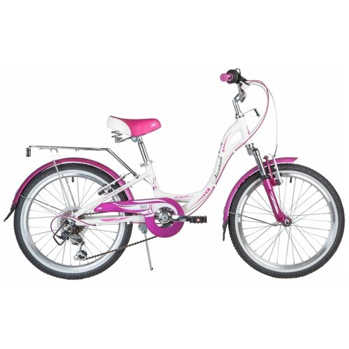 Велосипед 20 Хардтейл Novatrack Angel 6 V 2019 Количество Скоростей 6 Рама Алюминий 10 Белый NOVATRACK арт 20AH6V ANGEL WT9 2102900₽