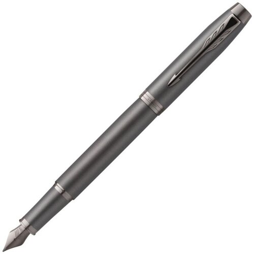 parker перьевая ручка im premium f318 0 8 мм 2143650 1 шт Ручка перьевая Parker IM Professionals Monochrome Titanium син 1мм 2172959