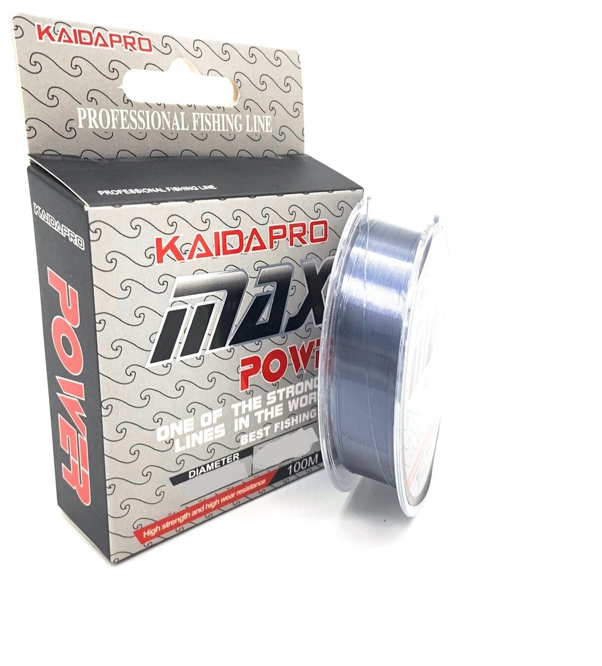 Леска KAIDA MAX POWER 100м 0.40мм 8.97кг 19.78lb