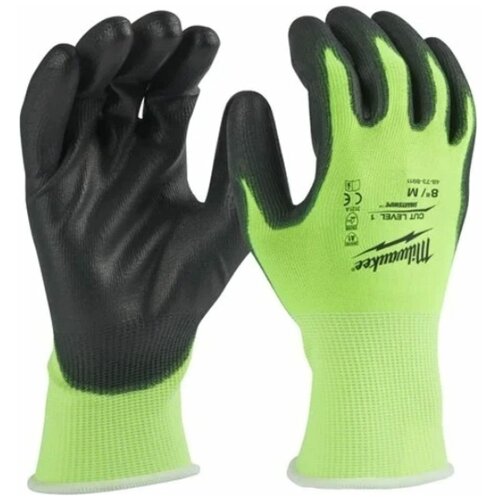 Перчатки строительные Milwaukee Перчатки с защитой от порезов, уровень 1, размер M/8
