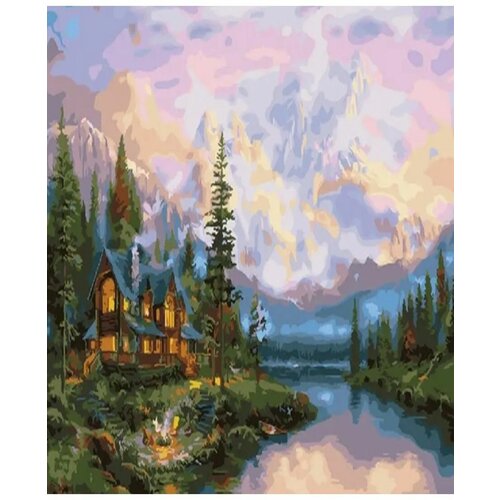 Картина по номерам Живописная долина 40х50 см Hobby Home картина по номерам 000 hobby home живописная набережная крым 40х50