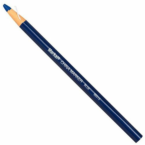 Маркер-карандаш универсальный Markal China Marker, в бумажной обертке Синий маркер карандаш универсальный markal china marker в бумажной обертке черный