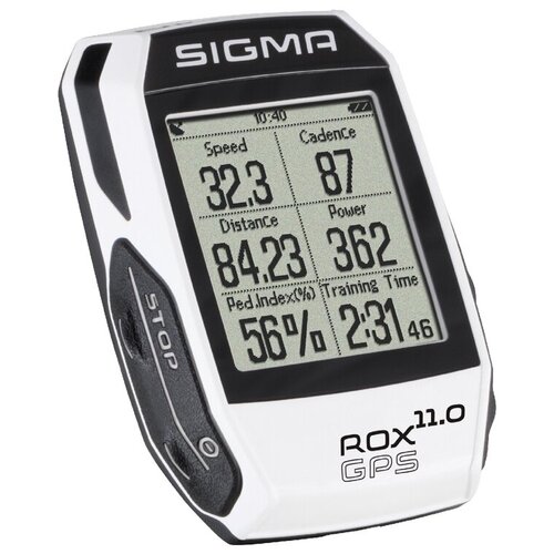 фото Велокомпьютер sigma rox gps 11.0 set, белый, беспроводной, 01009