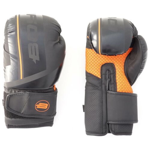 Перчатки боксерские BoyBo B-Series BBG400 флекс, вес 12 OZ, цвет оранжевый перчатки боксерские boybo b series флекс черный оранжевый 10 oz