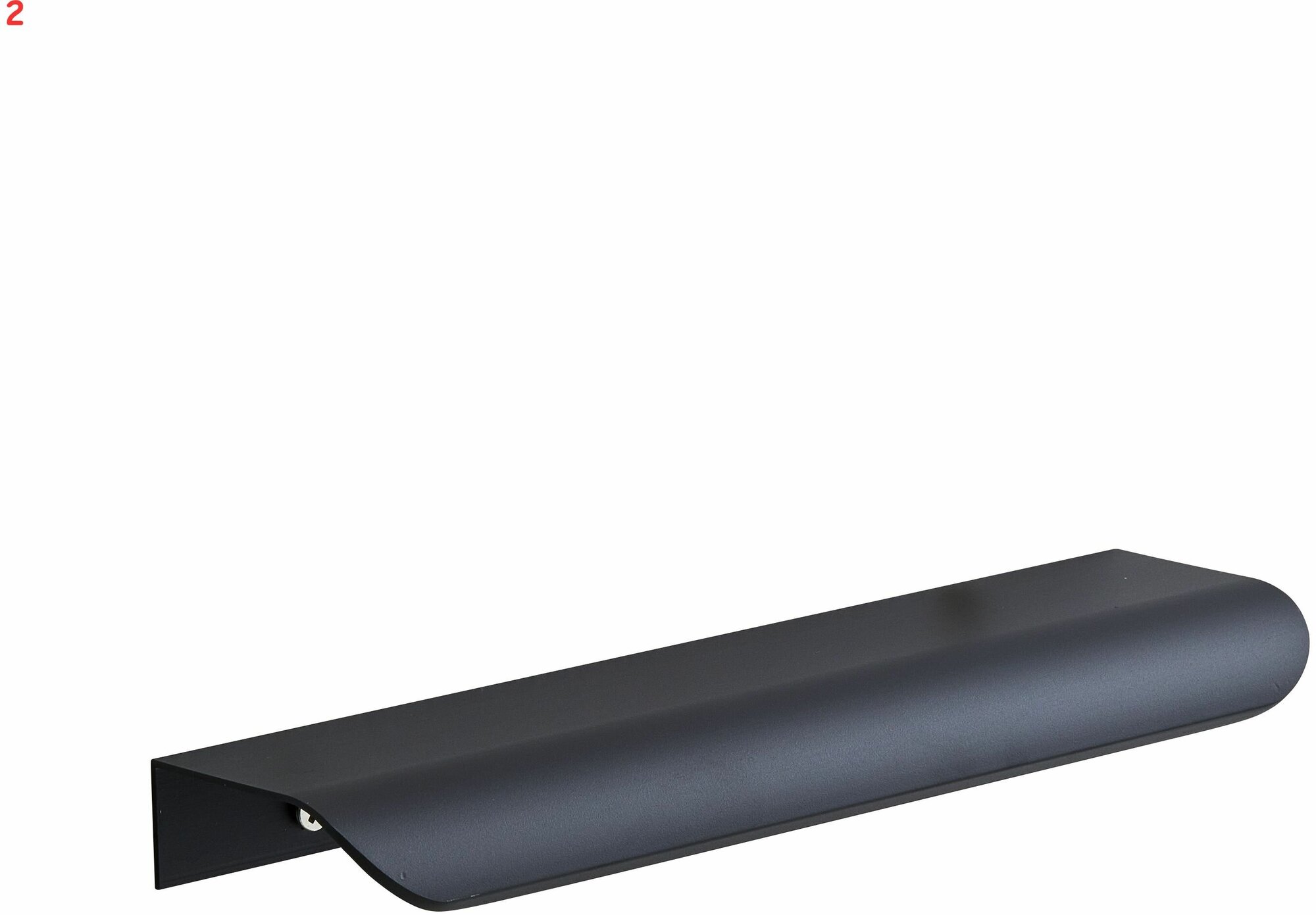 Ручка-профиль Inspire Oslo 128 мм, цвет черный матовый (2 шт.)