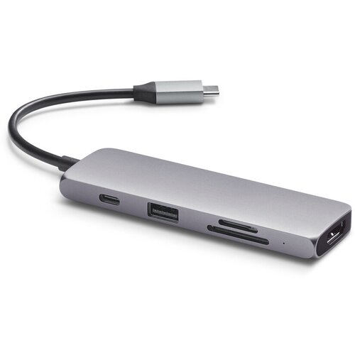 USB-хаб Satechi USB-C Multiport Pro для Macbook с портом USB-C серый космос