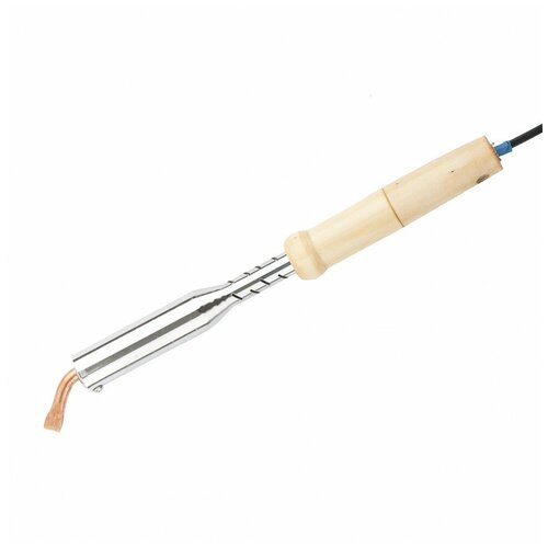 Паяльник электрика с ручкой из дерева SPARTA 100 Вт 913104 15874313 114000₽