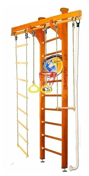 Шведская стенка Kampfer Wooden Ladder Ceiling Basketball Shield
