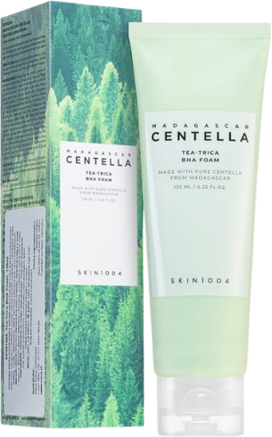 Пенка для умывания с чайным деревом Skin 1004 Madagascar Centella Tea-Trica Bha Foam 125 мл