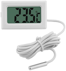 Цифровой термометр для бассейна, аквариума, террариума TPM-10 (белый)