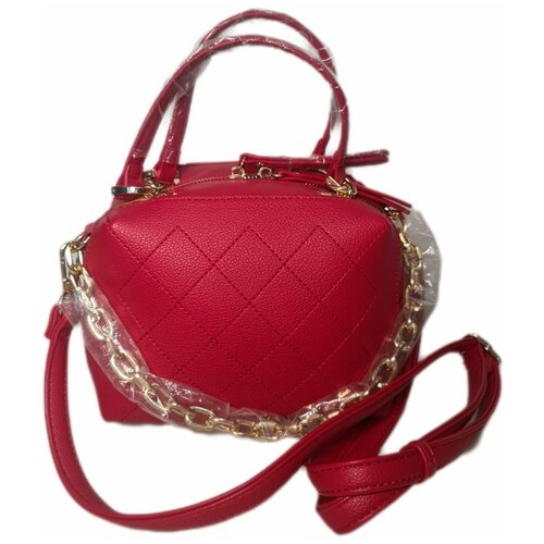 фото Сумка маленькая красная с цепями batty