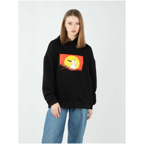 фото Худи "наруто минато", р-р 46, черный lakeva