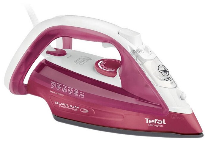 Утюг Tefal Ultragliss FV4920E0, бордовый