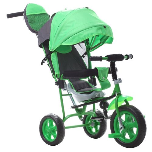 Купить Велосипед детский трехколесный Galaxy Малют 1. Скорость, зеленый/серый