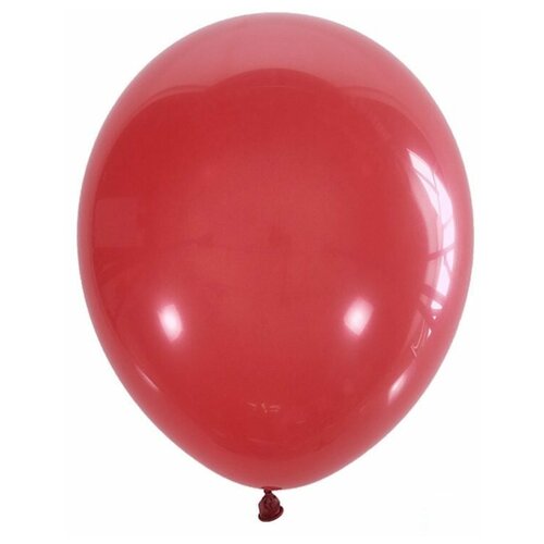 Воздушные шары Поиск, 100шт, 12" (30см), красный, пастель (100869)