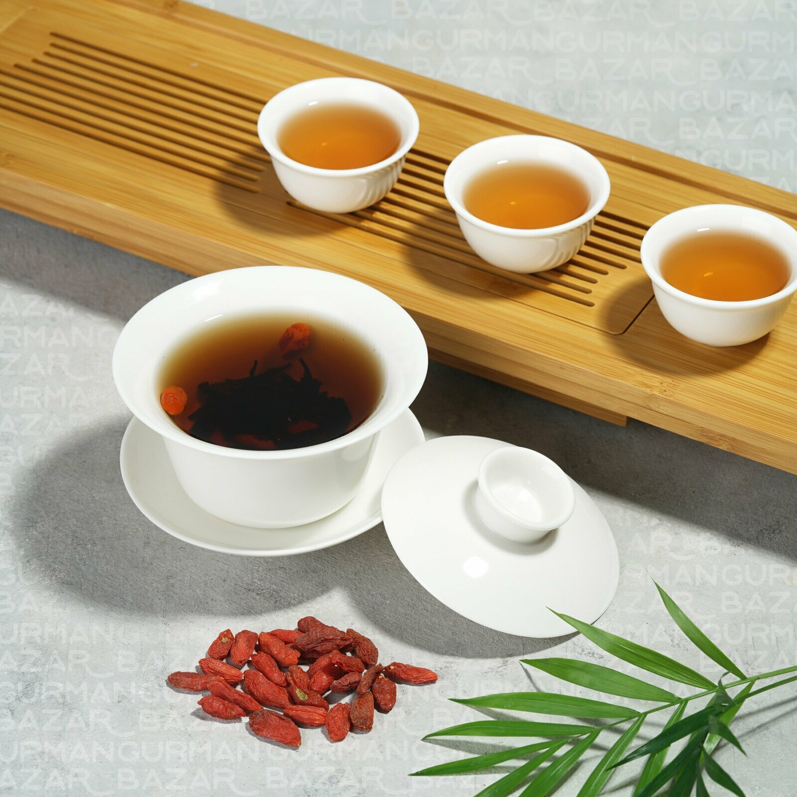 Китайский чай улун ДА ХУН ПАО с Ягодами Годжи 100 г Черный Листовой Рассыпной Ceremony