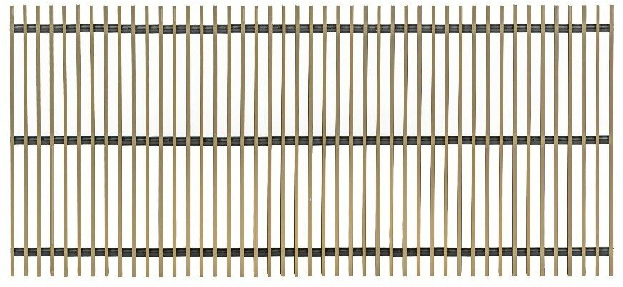 Решетка рулонная Techno РРА 370-1000/Б алюминиевая, цвет бронза - фотография № 4