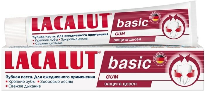 Зубная паста Lacalut Basic Gum 75мл