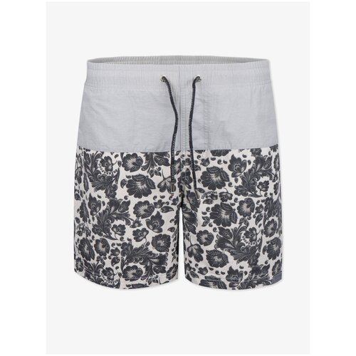 фото Пляжные шорты великоросс "светло-серая хохлома" размер 48