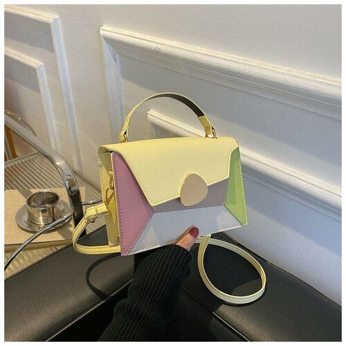 фото Сумка тоут , фактура матовая, желтый bgt