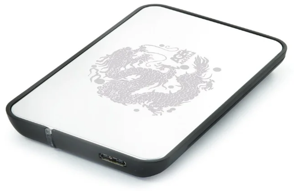 Внешний корпус для SSD/HDD AgeStar 2.5" (3UB2A8-6G Silver)