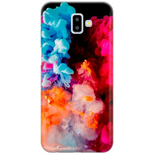 RE: PA Накладка Transparent для Samsung Galaxy J6+ 2018 с принтом Разноцветный дым re pa накладка transparent для samsung galaxy a01 с принтом разноцветный дым